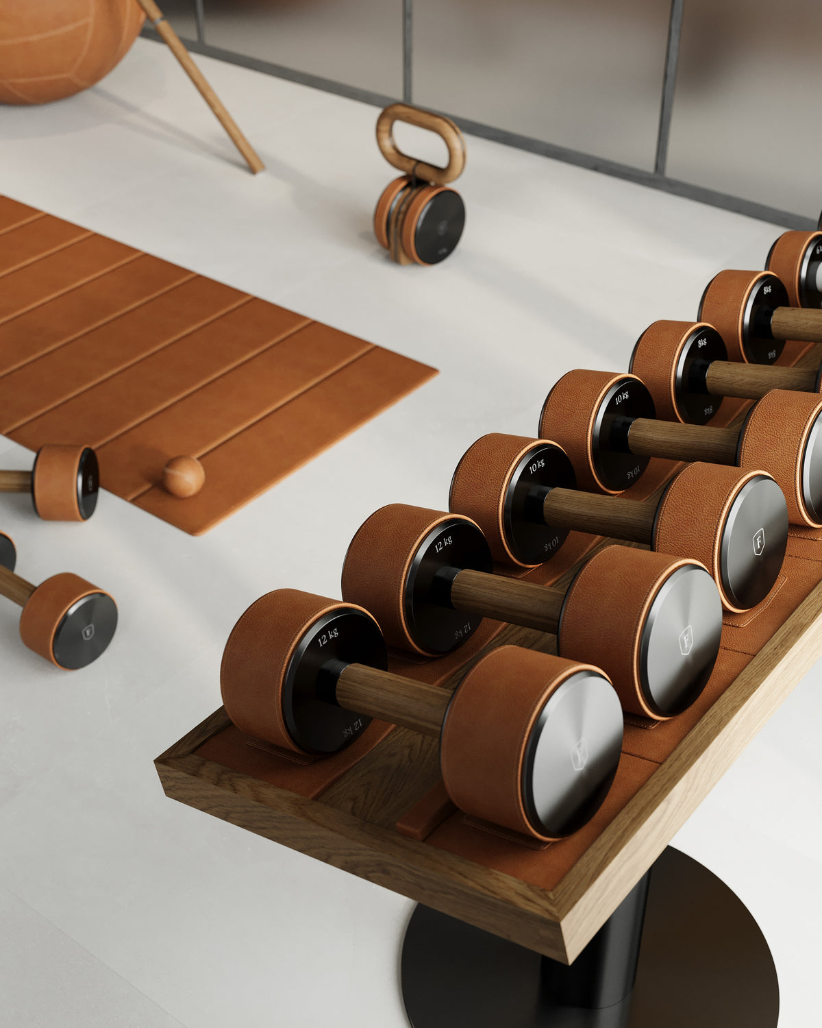 Dumbbell Rack — Single Tier