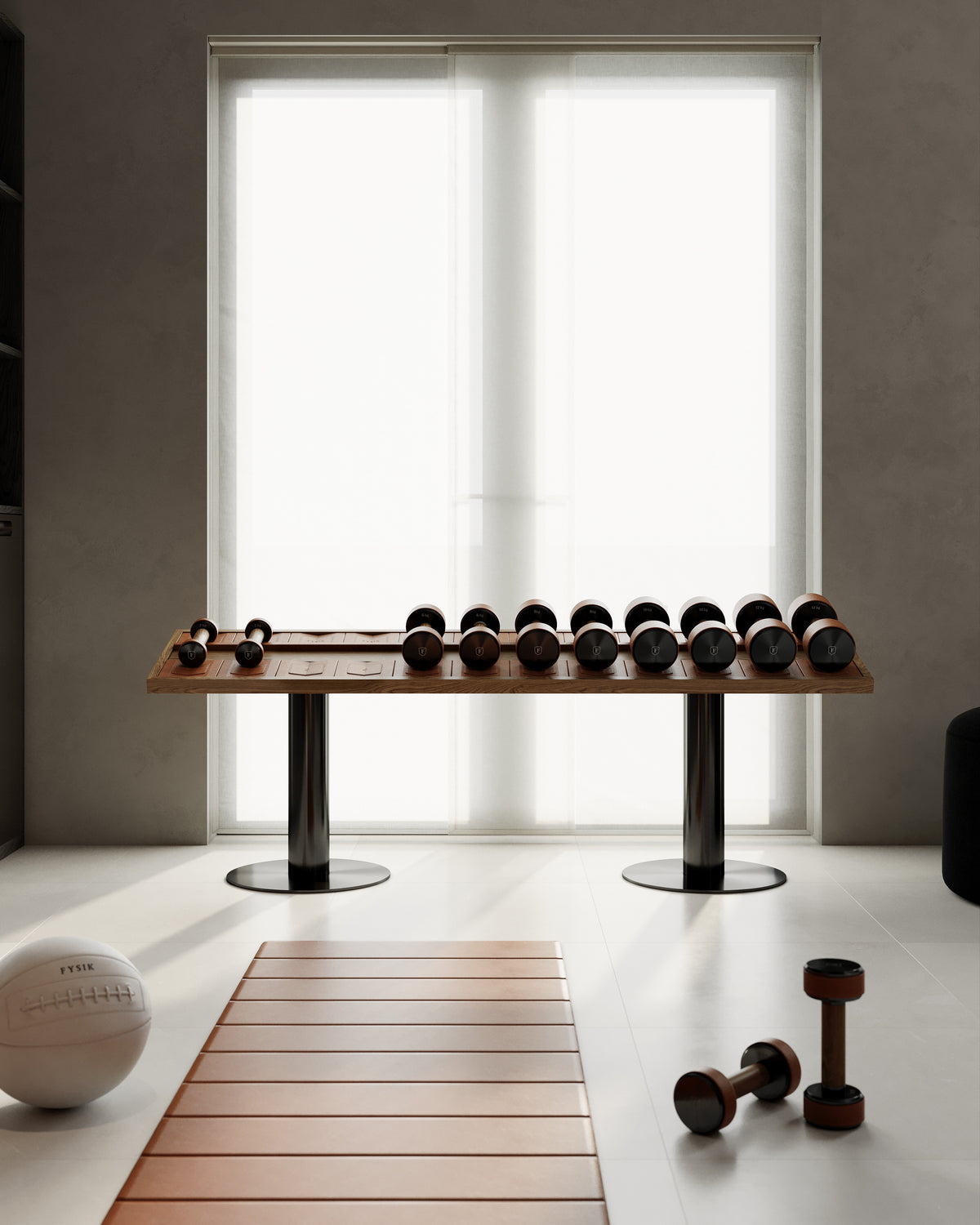Dumbbell Rack — Single Tier