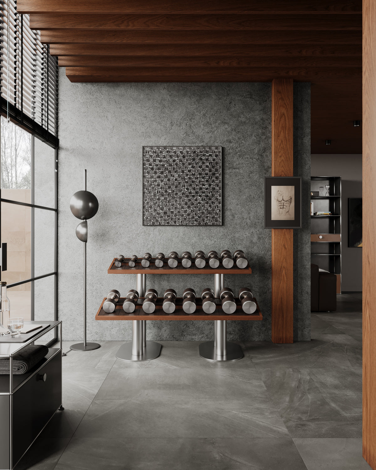 Dumbbell Rack — Two Tier