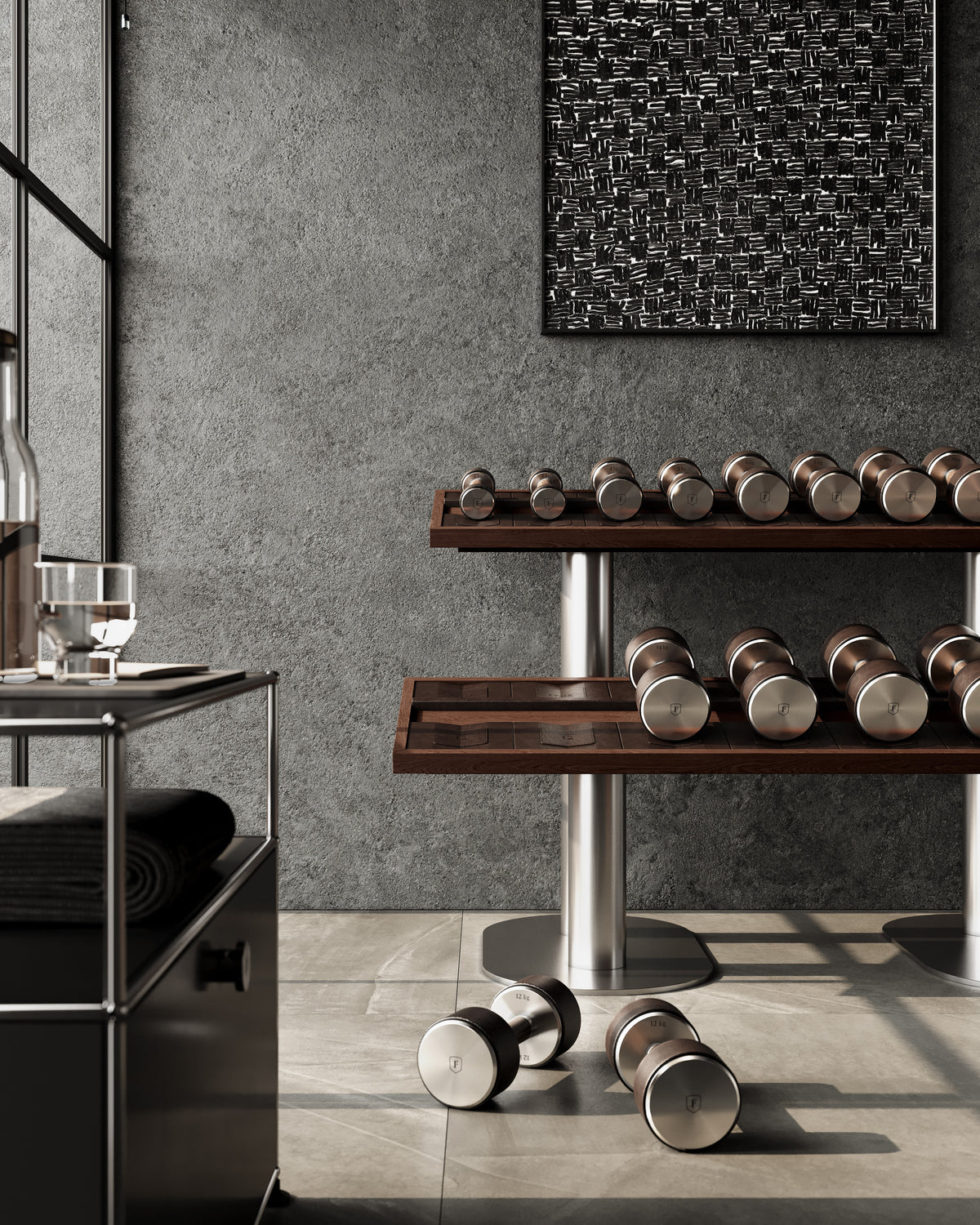 Dumbbell Rack — Two Tier