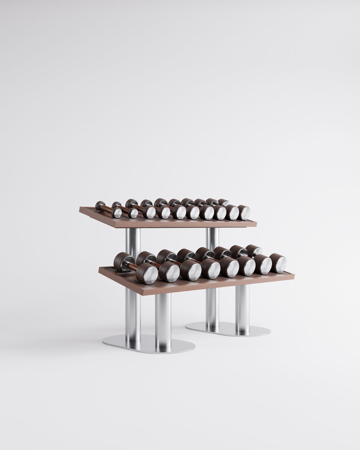 Dumbbell Rack — Two Tier